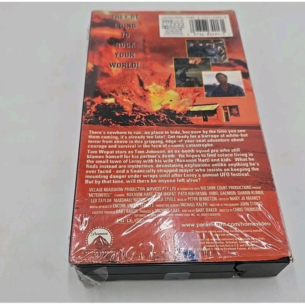 Meteorites (VHS, 1998) Action UFO Thriller - Picture 4 of 9